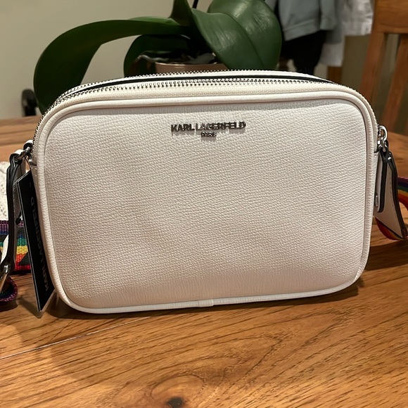 Karl Lagerfeld Handbags - KARL LAGERFELD PARIS WHITE CROSSBODY. NWT
